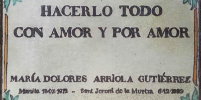 Homilia en memoria de María Dolores Arriola