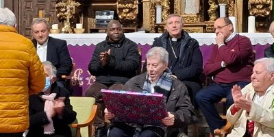 Homenaje Àngel Alsina, Visitación Cabezas y Carmen Arroyo